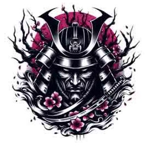 Samurai Shinigami Warrior - Gatekeeper Japan png Digital Art PNG JPEG & SVG Instant Tattoo Download Japanese svg kanji Shinigami