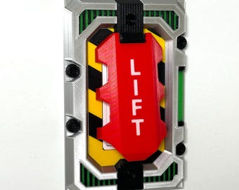 NEW! SciFi light switch faceplate with Glow-in-the-Dark Effects for Decor switch.