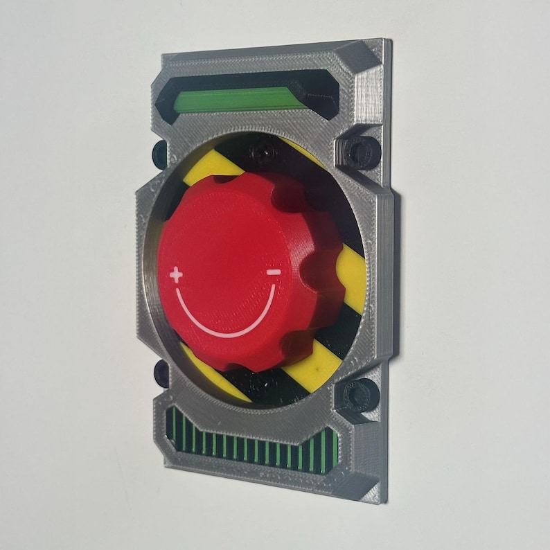 Sci-fi Themed Dimmer Switch Faceplate With Glow-in-the-dark Effects. - Etsy