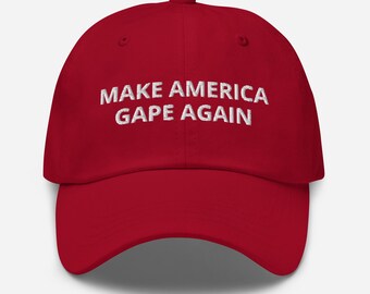 MAGA Make America Gape Wieder Bestickter Hut