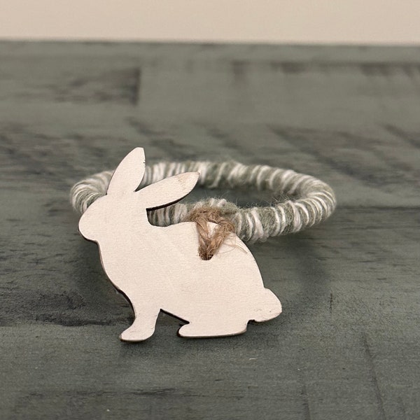 Farmhouse Bunny Napkin Rings