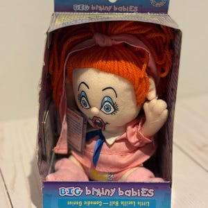 Lucille Ball Plush Doll Lucy 1998 Big Brainy Babies New In Box
