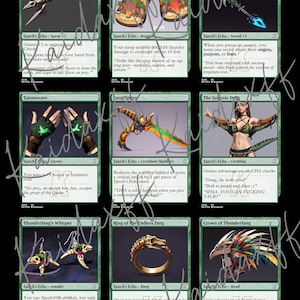 Epoch's Echo : objets magiques sur le thème de la préhistoire pour D&D | Téléchargement numérique