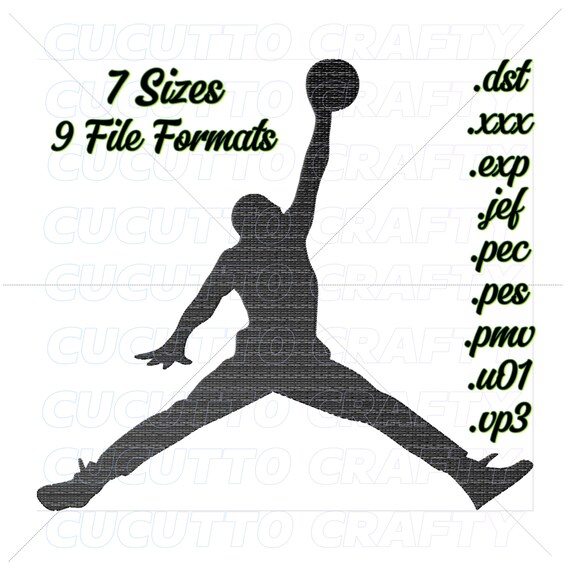 Embroidery Design air Jordan Dst Xxx Exp Jef Pec Pes Pmv U01 Vp3  