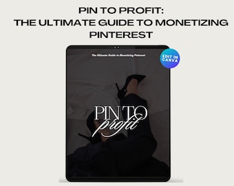 Pin to profit: The Ultimate Mini Guide to Monetizing Pinterest [pinterest, mrr, plr, passive income, ugc, ebook, done for you]