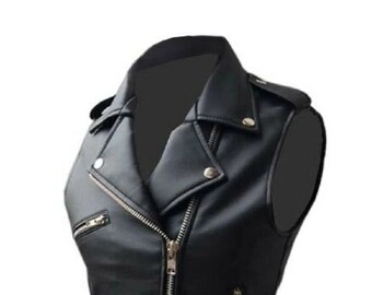 Veste de moto en cuir NAPPA pour femmes, véritable mouton noir, moto, motard, club de motards