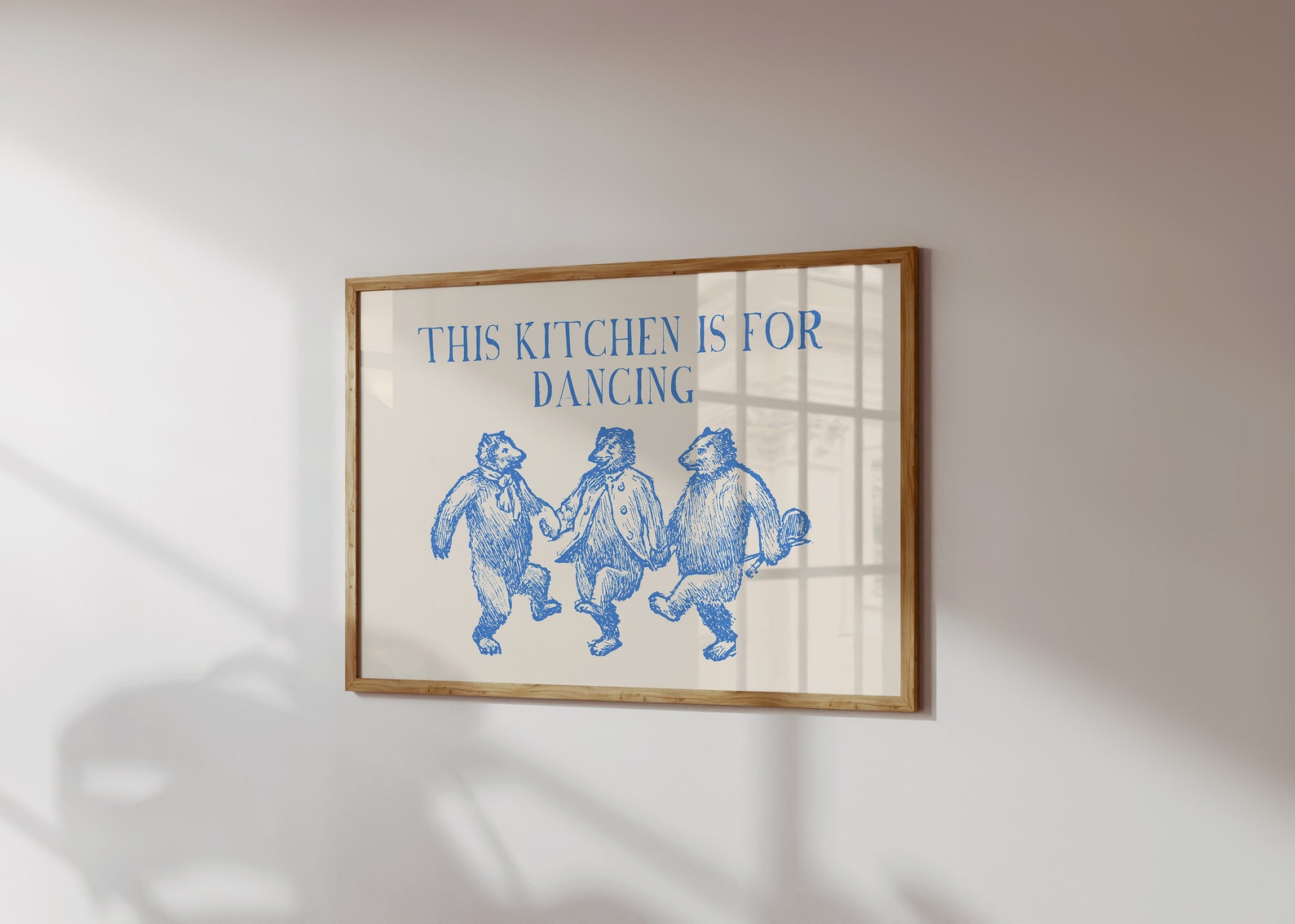 This Kitchen is for Dancing Print Trendy Horizontal Wall Art Trendy