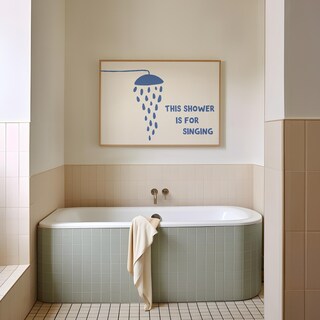 Cartello Decorativo Per Bagno Rosa – Divertente Con Ragazza, 30x13 Cm, Legno Con Corda, Regalo Inaugurazione Casa
