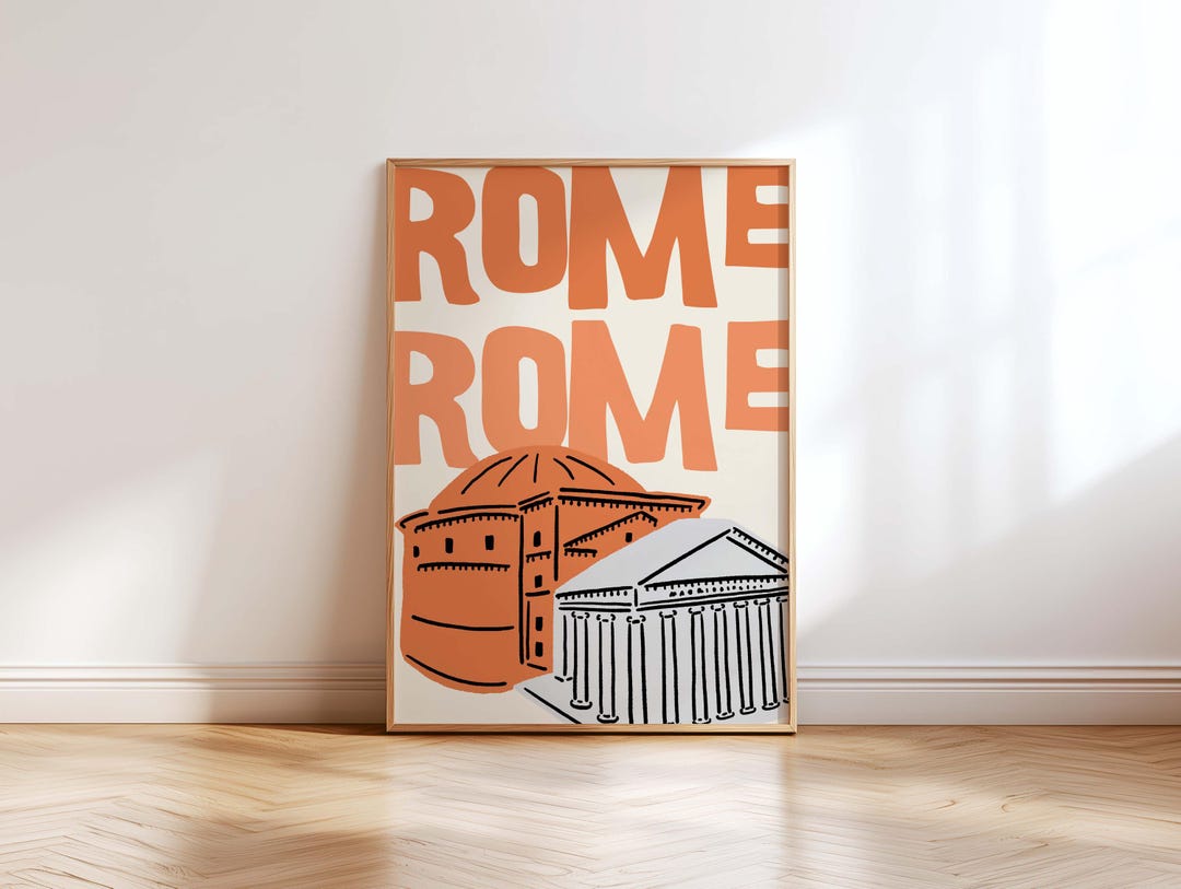 Wall Prints Rome Rome Wall Art • Rome Italy Travel Print • Entryway Wall Decor (digital ...