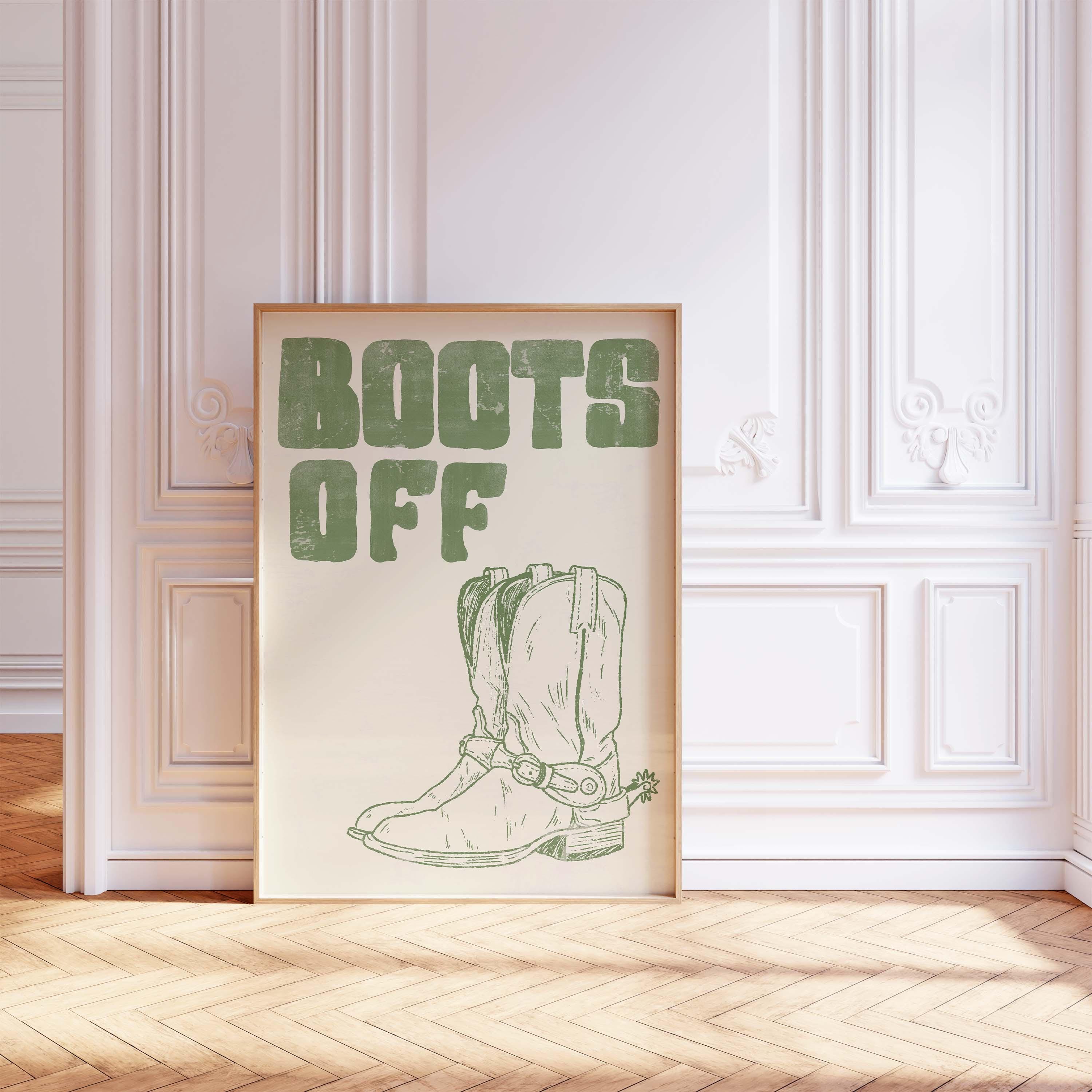 Publicité Magazine Originale FRYE – Boots – Encadrement Déco Mural – Très Bon État