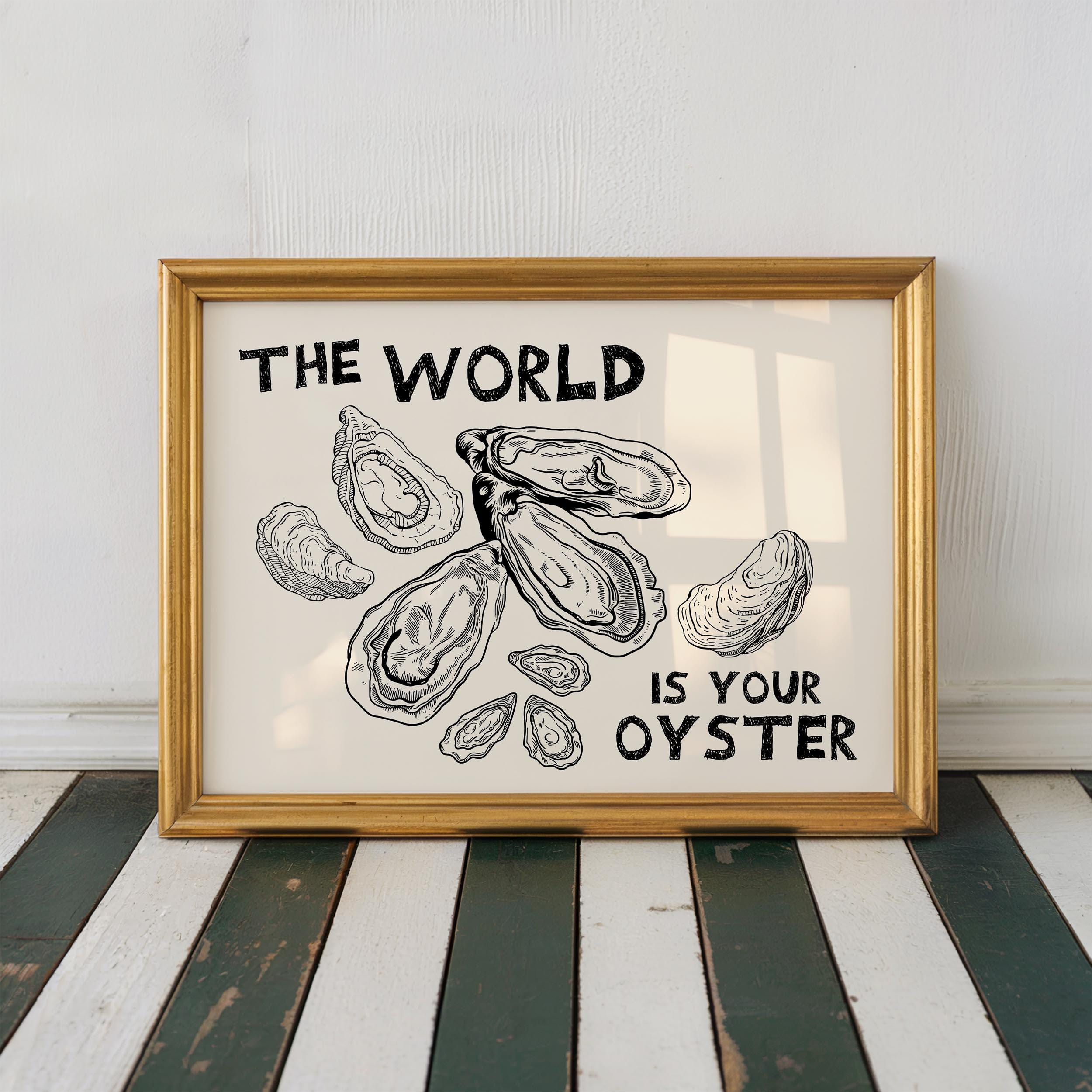 The World is Your Oyster - Etsy