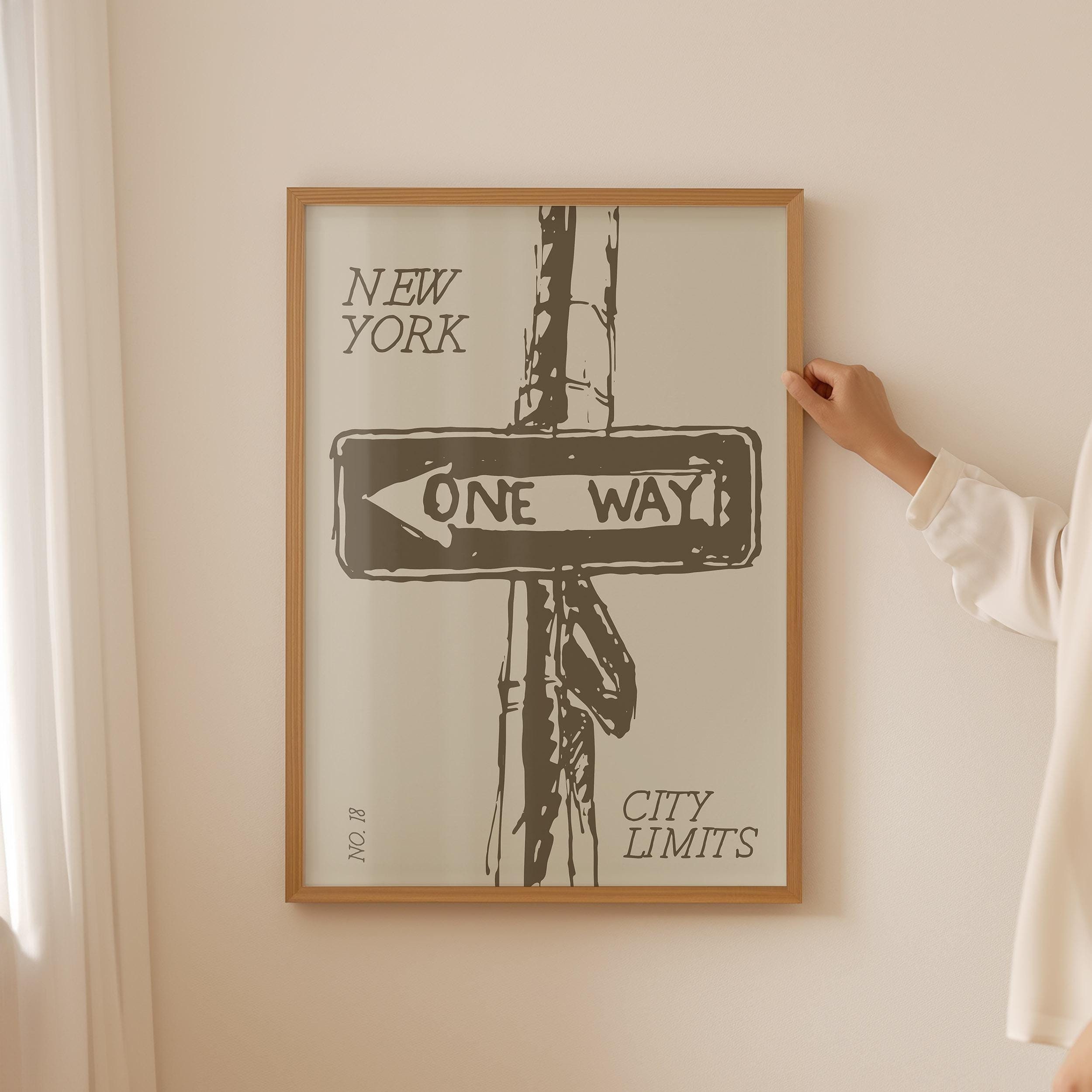 New york street sign - Etsy 日本