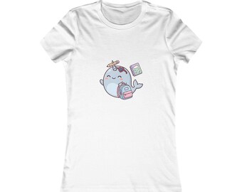 Narwhal Back to School Tee, Cute First Day of School Narwhal | Kawaii Narwhal Tee, Teacher Student Gift