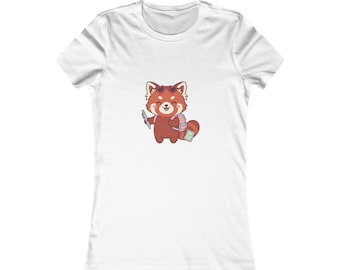 Red Panda Back to School Tee, Cute First Day of School Red Panda | Kawaii Red Panda Tee, Teacher Student Gift