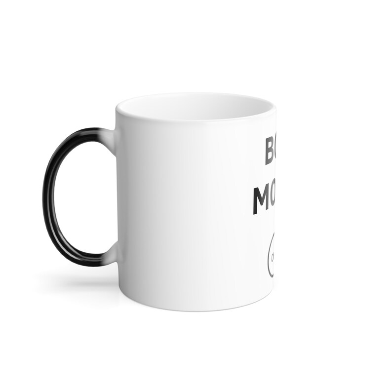 Coffee mug Boss mode on The perfect mug for motivated doers, gift for friends, family or colleagues, office mug zdjęcie 3