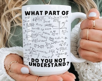 Funny Math Mug, Personalised Gift for Math Teacher, Calculus Mug,  Mathematician Gifts, Math Professor Cup, Science Student Gift, Algebra Mug  - Etsy