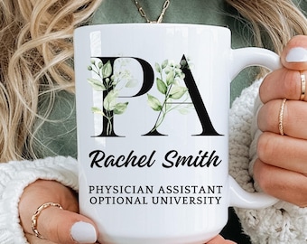 Gepersonaliseerde mok arts-assistent, cadeau voor arts-assistent, waardering arts-assistent, afstuderen arts-assistent, PA cadeau
