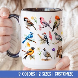 Bird mug gift|bird watcher gift,Birdwatching Mug|birthday coffee mug|great grandma gift,bird watcher gift,bird nerdCamping Bird Mug gift
