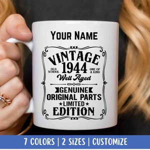 Personalized 80th birthday gift, 80th birthday mug, 80 year old birthday gifts, happy 80th birthday, 80th birthday gag, eighty mug