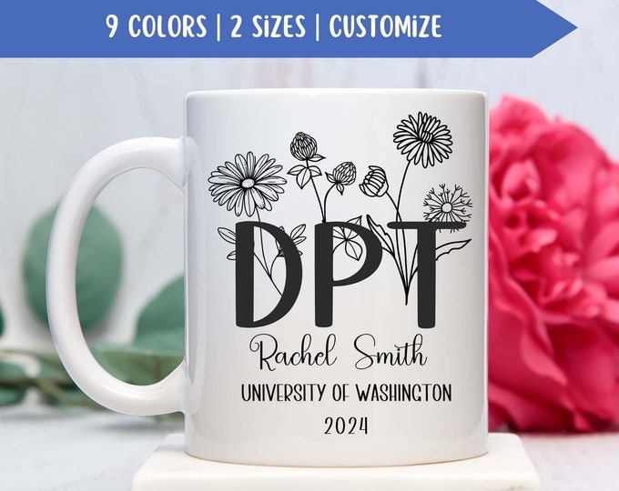 Graduation Gift For DPT Keychain / 2024 Doctor Of Physical Therapy Key