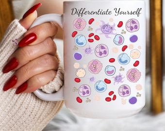 MLS Mug, Medical Technologist Mug, Hematologist Mug, Cell Biology, Pathology Mug, MLS Mug, Hematology Mug, Lab Mug, Lab Week, Med Tech gift