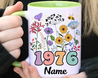 50th Birthday Mug, Vintage 1976 Mug, 50th Birthday Gift For Women, 50th Birthday Gift For Men, 50th Birthday Friend, 50th Birthday Woman