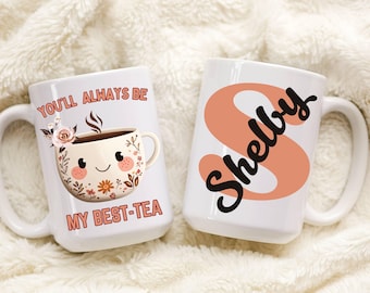 Work Bes-tea, Bes-Teas,  Funny Tea Birthday Cup, My Best Teas Mug, Tea Lover Mug, Tea Lovers Gift, Hot Tea With Mug, Cute Tea Mug,
