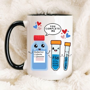 Tissue cell culture lab technique Mug, Funny biology science mug, immunology, life scientist, STEM researcher, science teacher, Clinical Lab
