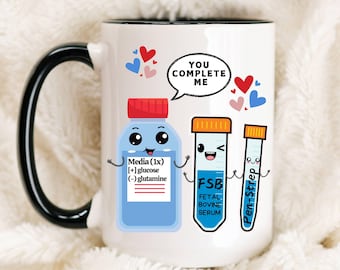 Tasse technique de laboratoire de culture cellulaire tissulaire, tasse drôle de science de la biologie, immunologie, scientifique de la vie, chercheur en STIM, professeur de sciences, laboratoire clinique