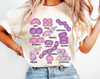 Comfort Colors® Bacteria Shirt, MLS, Medical Technologist, Microbiologist shirt, Infection Control, Infectious Disease, Microbiology Shirt