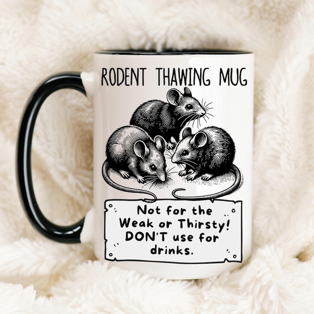Visual Reference: Rodent Thawing Mug Snake Lovers Gift Snake Accessories New Pet