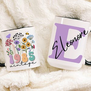 40 Birthday Mug, Vintage 1985 Mug, 40th Birthday Gift For Women, Gift for Mom, Gift for Sister, 40th Birthday Friend, 40th Birthday Woman