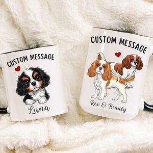 Cavalier King Charles Spaniel Mug, king charles mug, Cavalier Gifts, King Charles Spaniel, Cavalier Mom, cavalier dog memorial, Cavalier Mug
