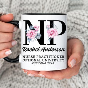 Custom Nurse Practitioner Mug, Personalized Nurse Practitioner Mug, Nurse Practitioner Gift, NP Coffee Cup, Gift For Nurse Practitioner Mug