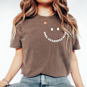 Comfort Colors® Cool Grandmas Club Shirt, Gift from Grandkids, Mother&#39;s Day Shirt, Best Grandma Shirt, Cool Grandma Shirt, Nana Shirt, Gigi