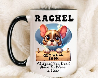 Custom Get Well Soon Mug, Post Surgery Gift, Dog Mug, Feel Better Gift,  Post-Surgery mug, Surgery recovery, Healing Gifts for Women & Men