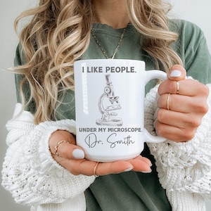 Pathology Mug, MLS Mug, Med Tech Mug, Pathologist Mug, Laboratory Mug, Lab Tech Mug, Biology Mug, Biologist Mug, Microscope Mug