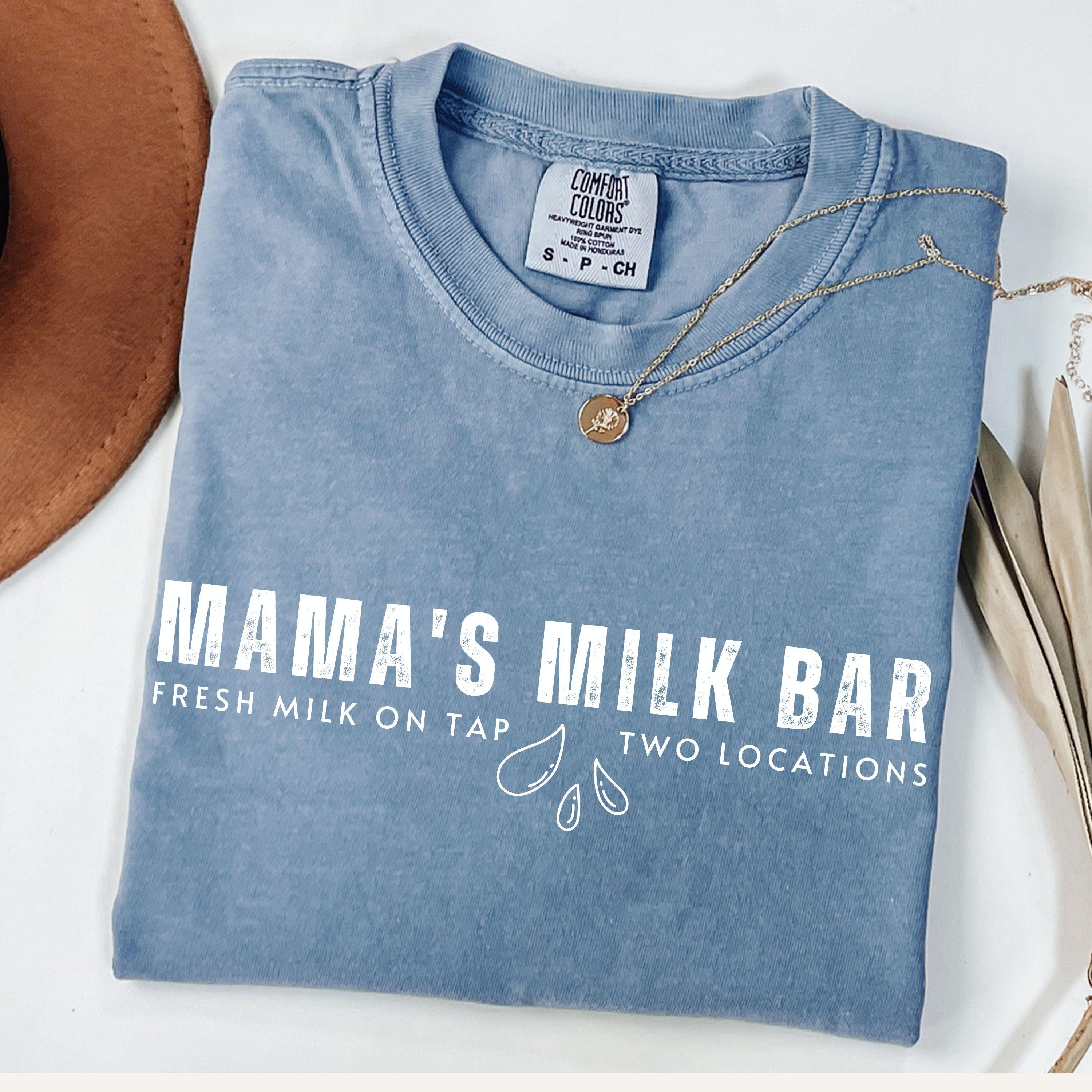 Comfort Colors® Breastfeeding Shirt, Gift for New Mom, Milk Bar