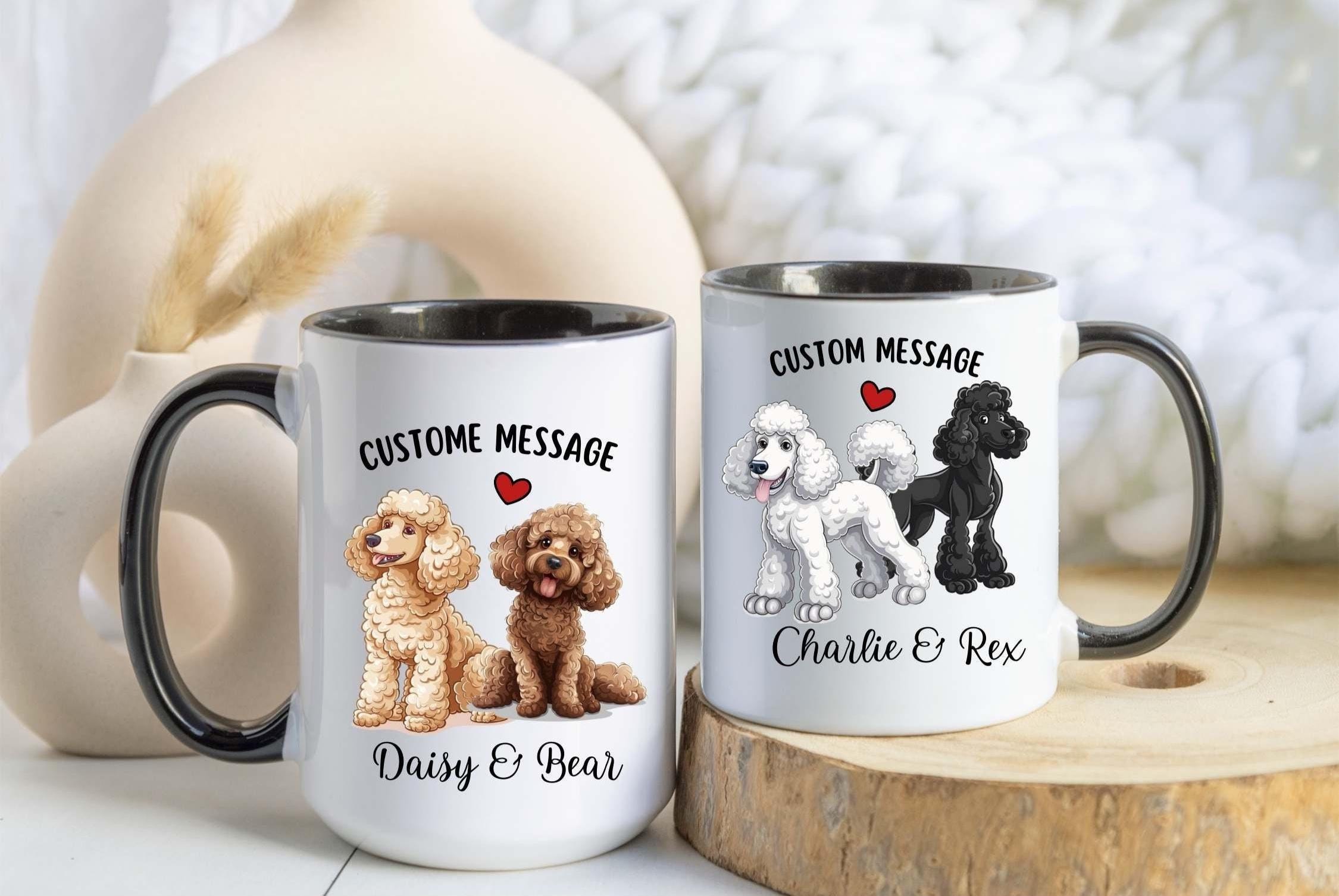 Toy poodle cup - Etsy México, image size:2250x1506