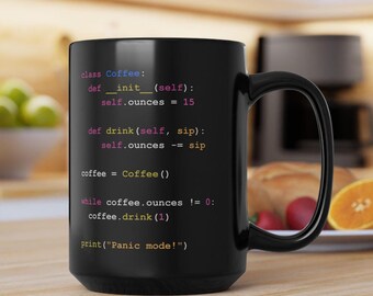 Python Programmer Mug, Mug for programmer, web developer mug, computer scientist, software mug, software, programmer gift, python hacker