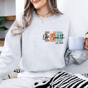 EdD Abschlussgeschenk, Doktorgrad-Shirt, benutzerdefinierte Doktor der Ausbildung, graduierten-Pullover, zukünftige Ed.D-Shirt Geschenk, personalisiertes EdD-Sweatshirt