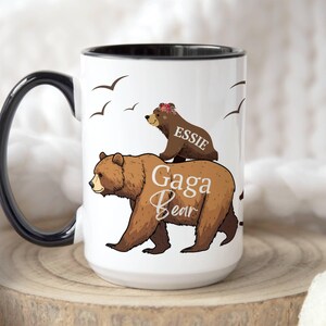 Kubek Papa Bear, Kubek Papa Bear z młodymi, Spersonalizowany kubek dla ojca, Spersonalizowany kubek dla taty, Kubek dla ojca, Kubek Papa z imieniem zdjęcie 15