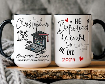 Niestandardowy prezent dla studenta informatyki, prezenty z zakresu informatyki, prezent z zakresu inżynierii oprogramowania, prezent z zakresu IT, komputer, kubek dla absolwenta informatyki