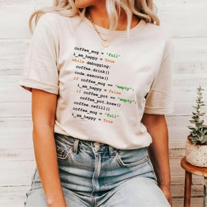 Python-programmeershirt, python-succesalgoritme, grappig python-shirt, python-ontwikkelaar T-shirt, python programmeur cadeau, python coder afbeelding 2