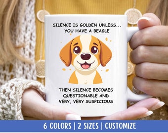 Beagle mug, gift for Beagle mom, gift for Beagle dad, Beagle gift, Boyfriend Gift, Girlfriend Gift