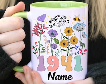 Taza de 85 cumpleaños, vintage de 1941, regalo de 85 cumpleaños para mujer, regalo para mamá, regalo para abuela, amiga de 85 cumpleaños, mujer de 85 cumpleaños