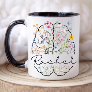 Personalized Neuroscience Mug, Brain Surgeon Mug, Neurology Gift, Neuro ICU Nurse, Custom Brain Doctor Gift, Neurobiology Cup, Brain Surgery