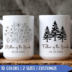 Mutter des Bräutigams Vater des Bräutigams Becher, Hochzeit Geschenk, Zukünftige Schwiegermutter Geschenk, Hochzeitsgeschenk für den Vater des Braut Bräutigams