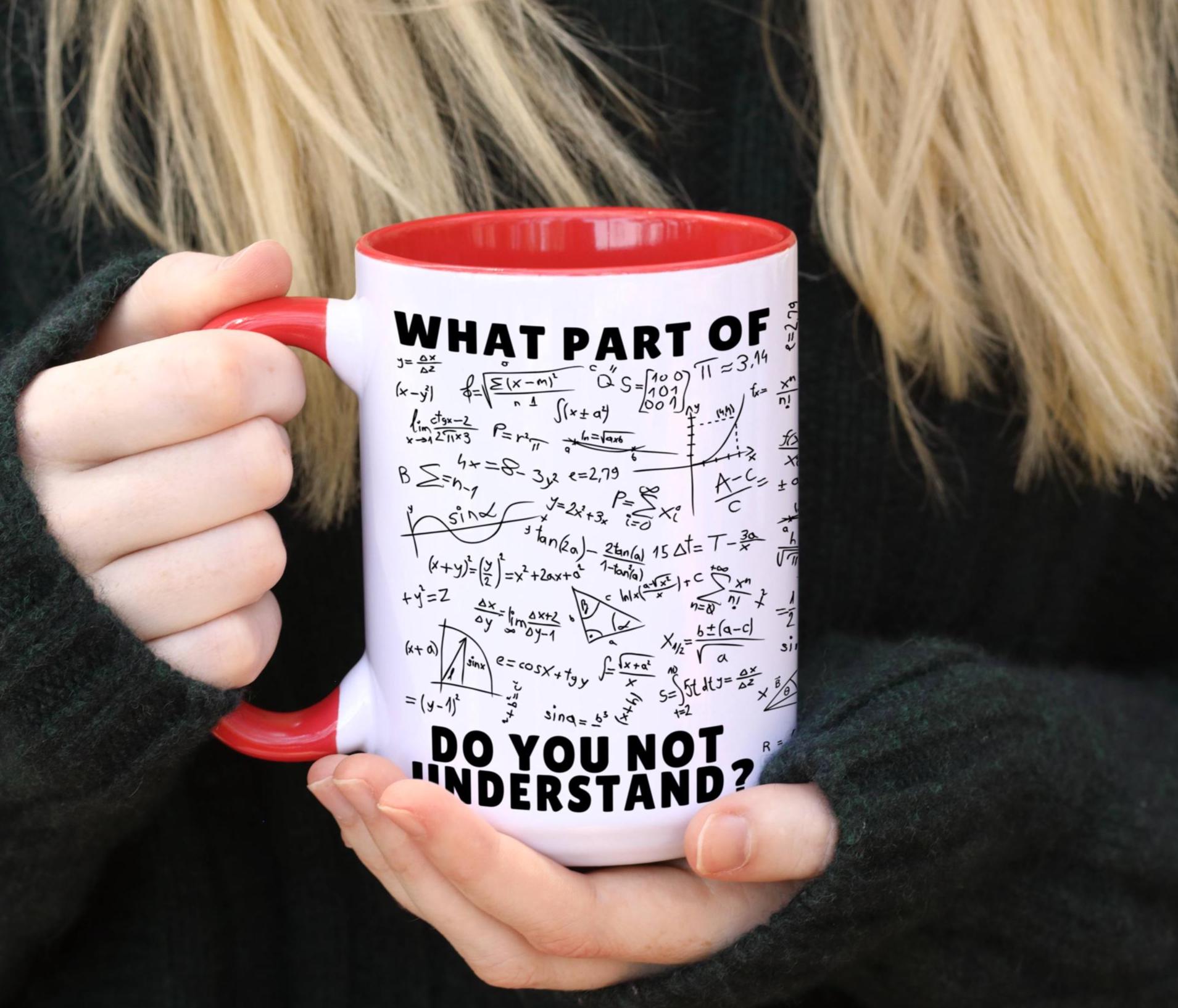 Funny Math Mug, Personalized Gift for Math Teacher, Calculus Mug ...