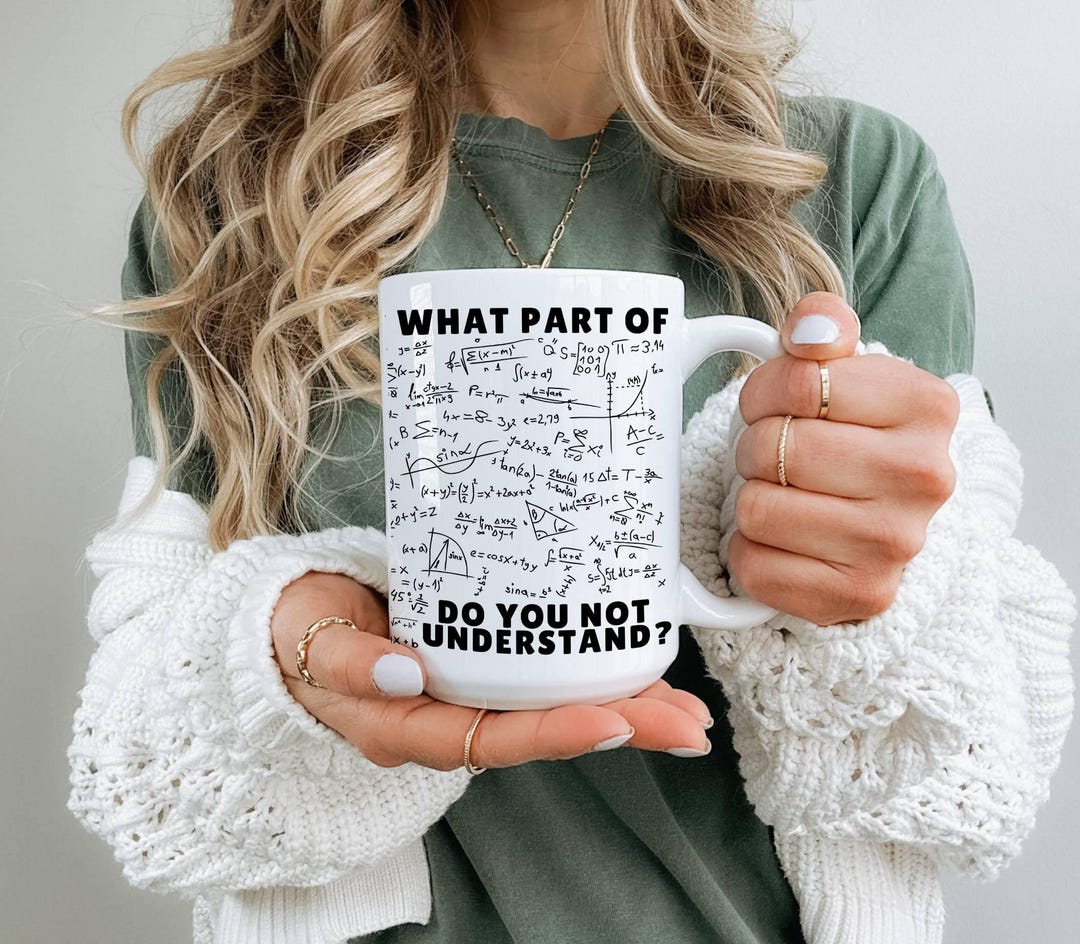 Funny Math Mug, Personalized Gift for Math Teacher, Calculus Mug ...
